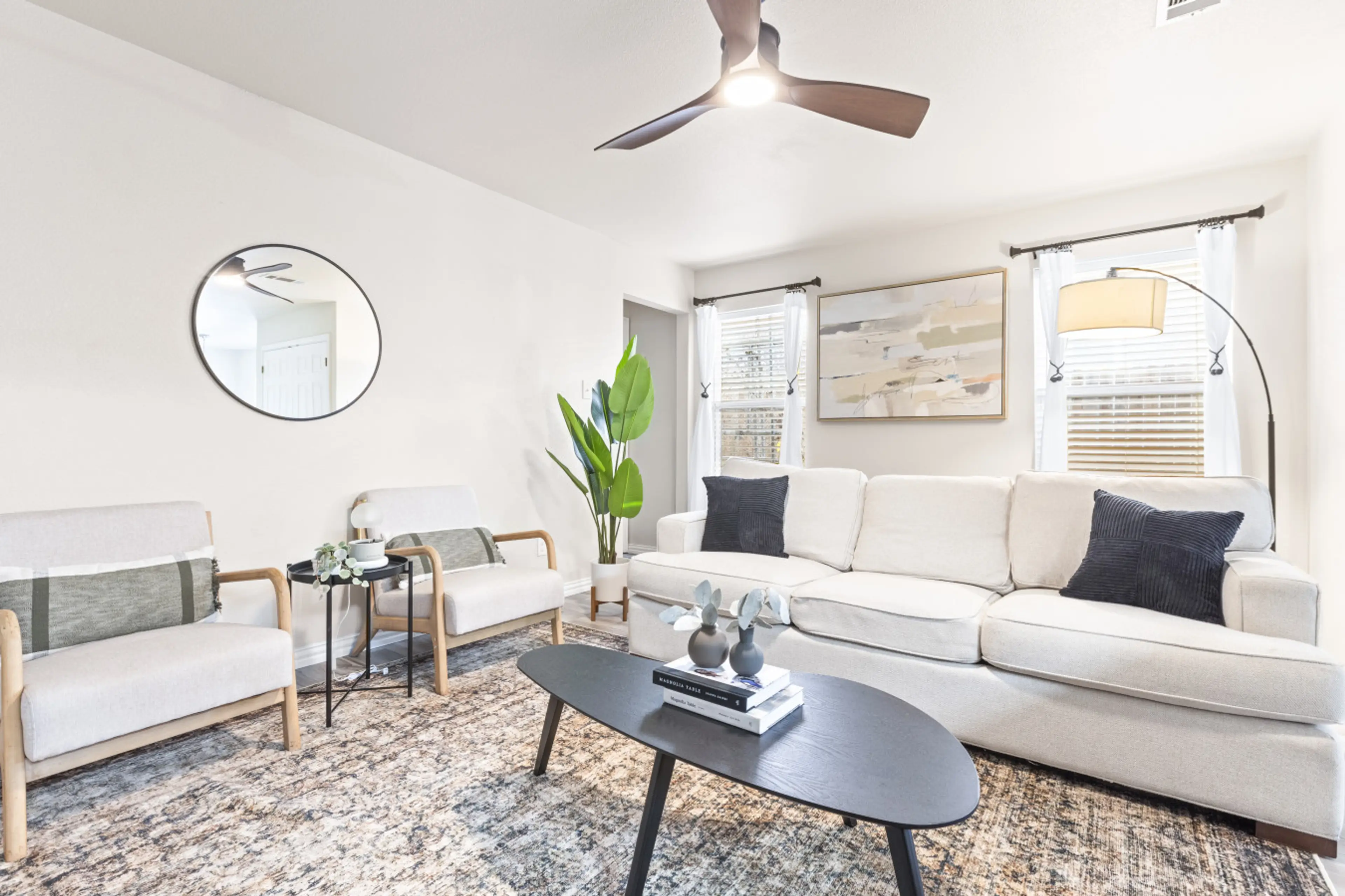 Cozy Living Room with Smart TV