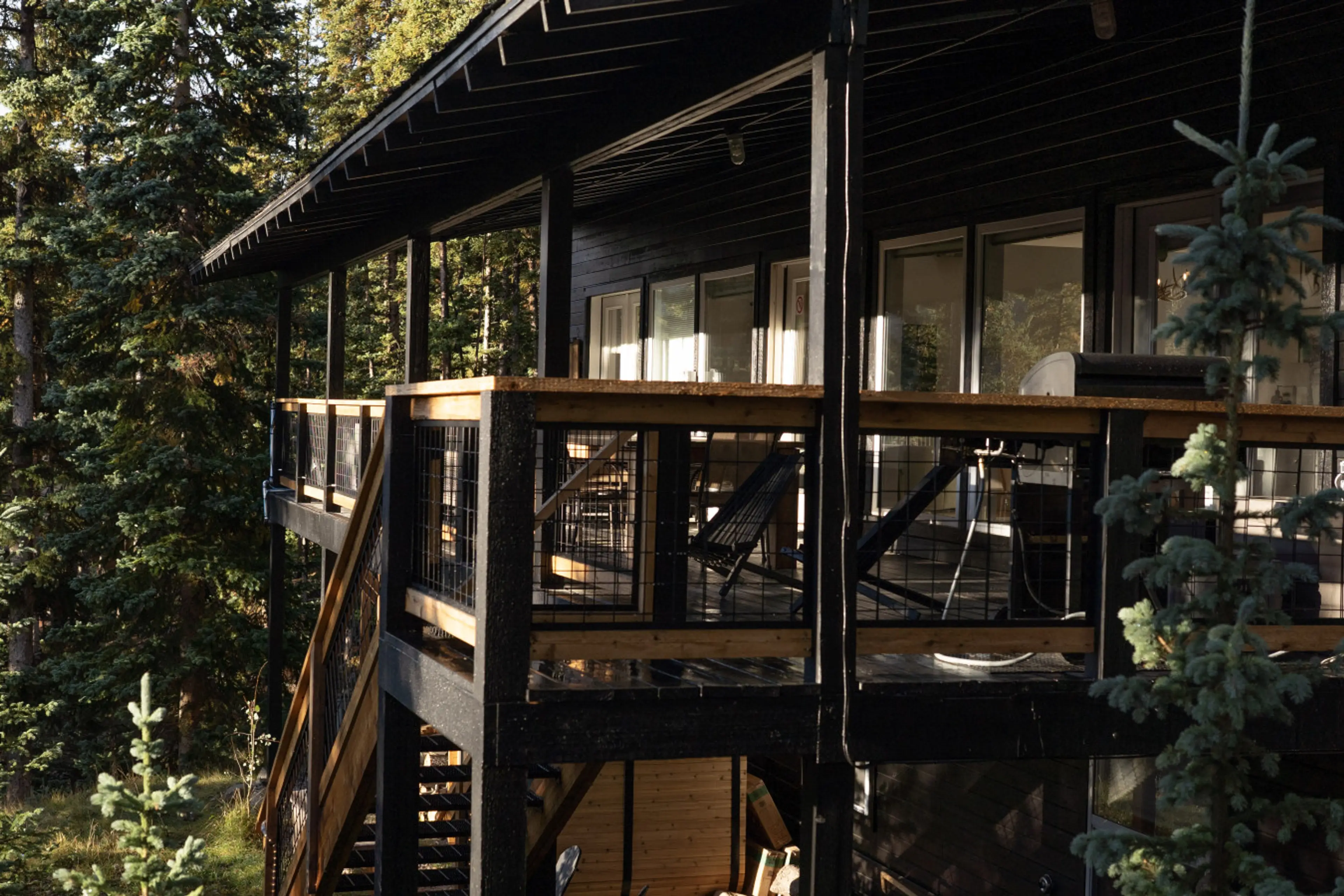 East facing covered deck to enjoy year round.