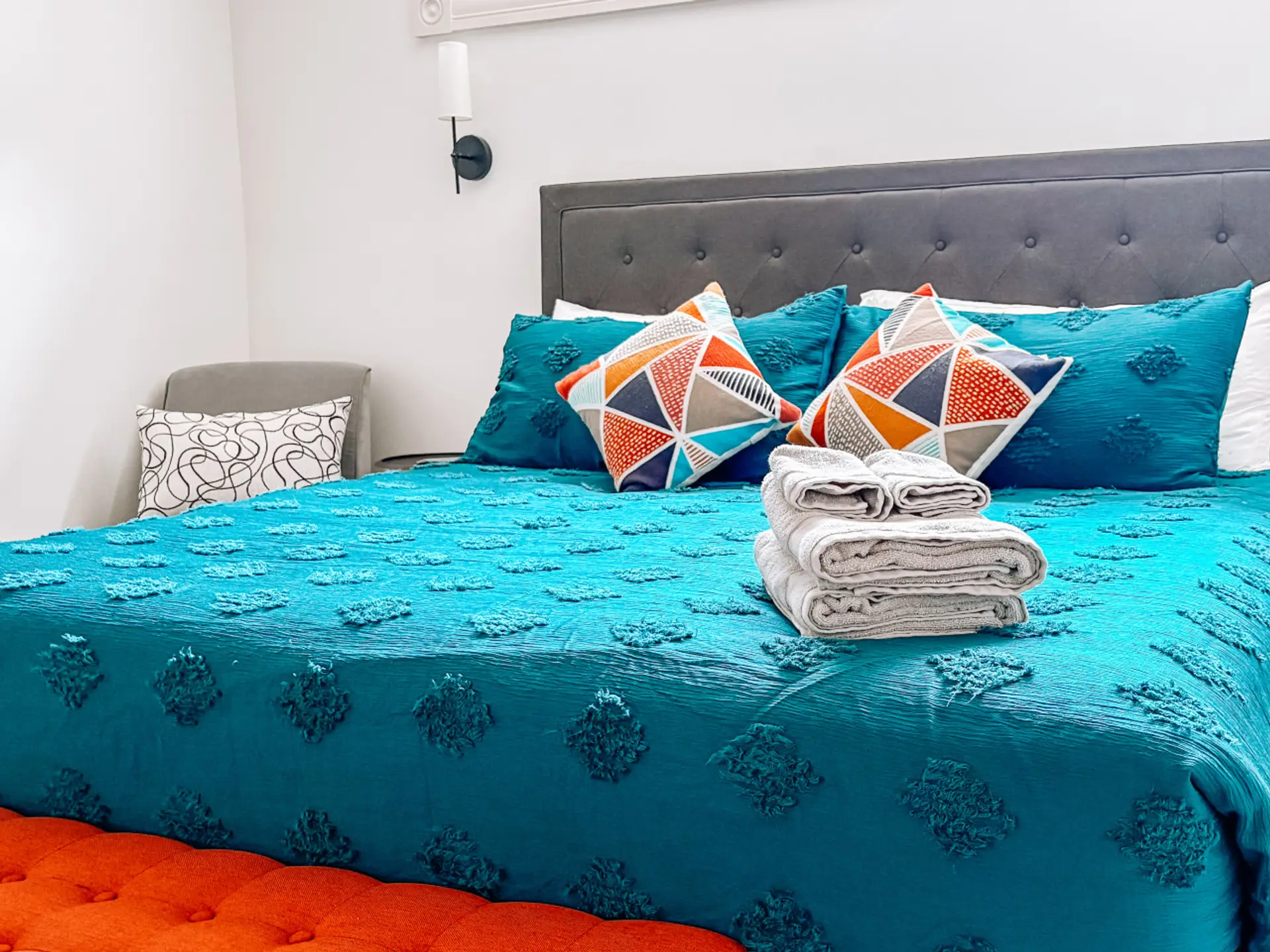 King bed