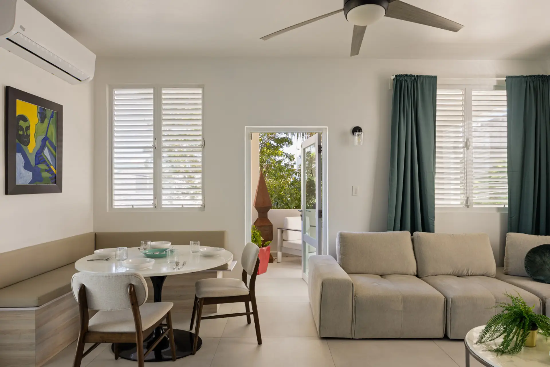 Spacious and stylish living room