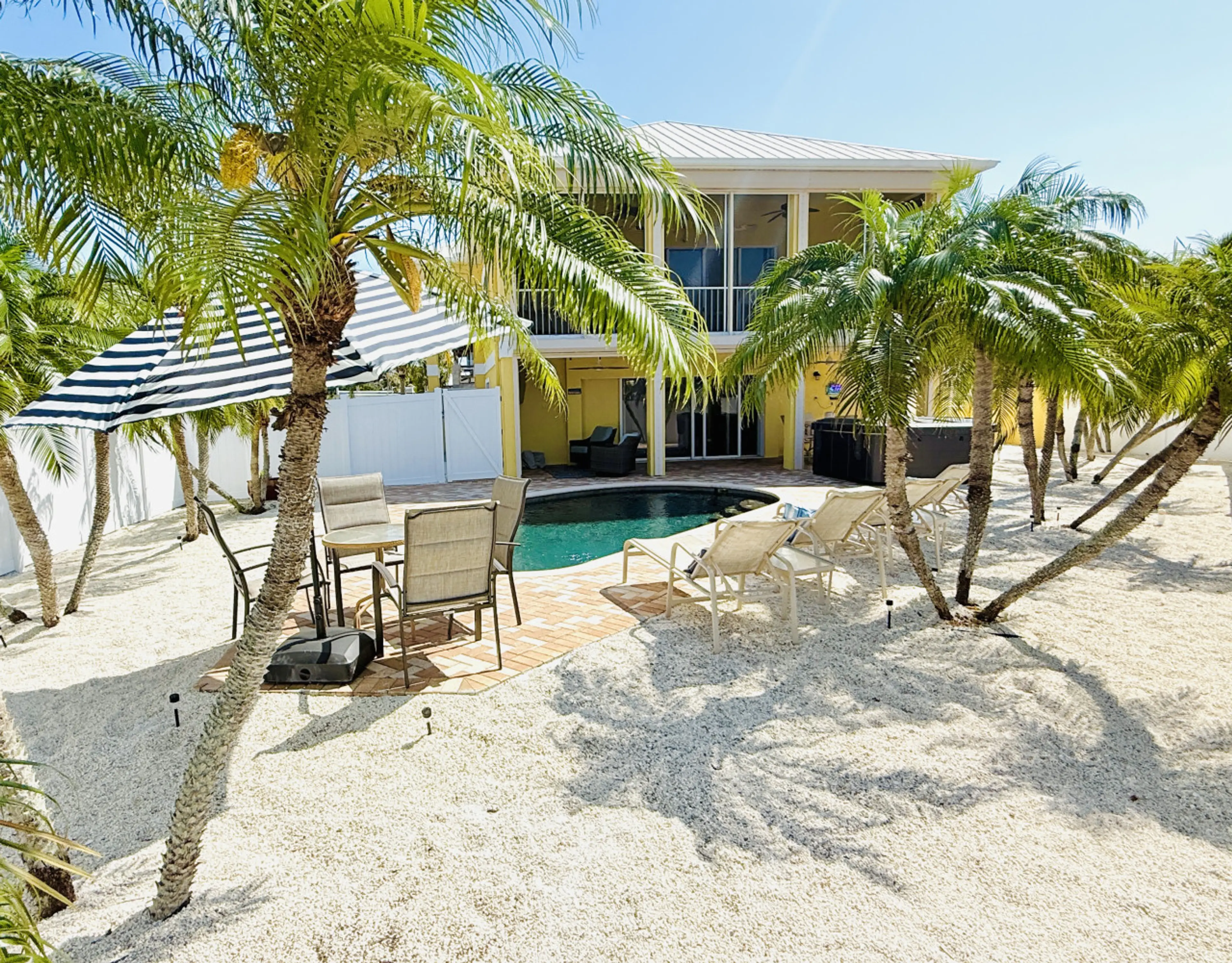 Pool patio area