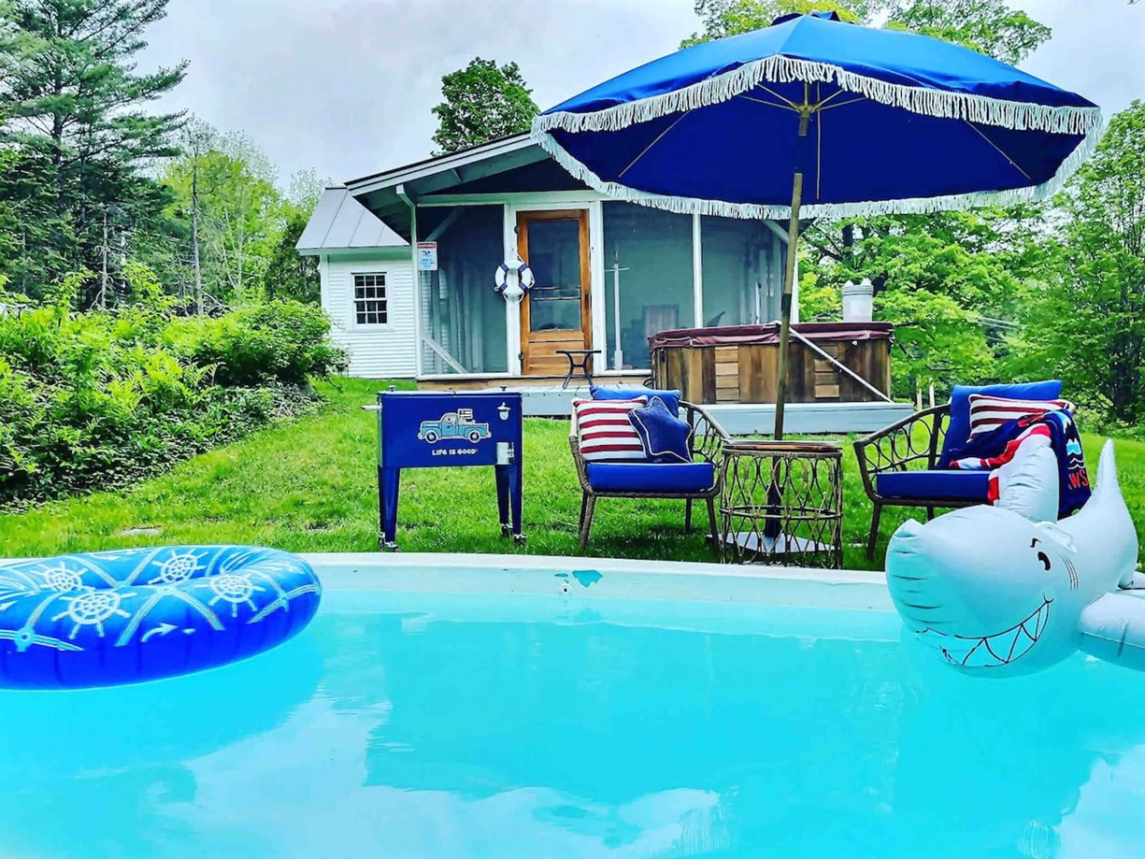 Our outdoor pool awaits.