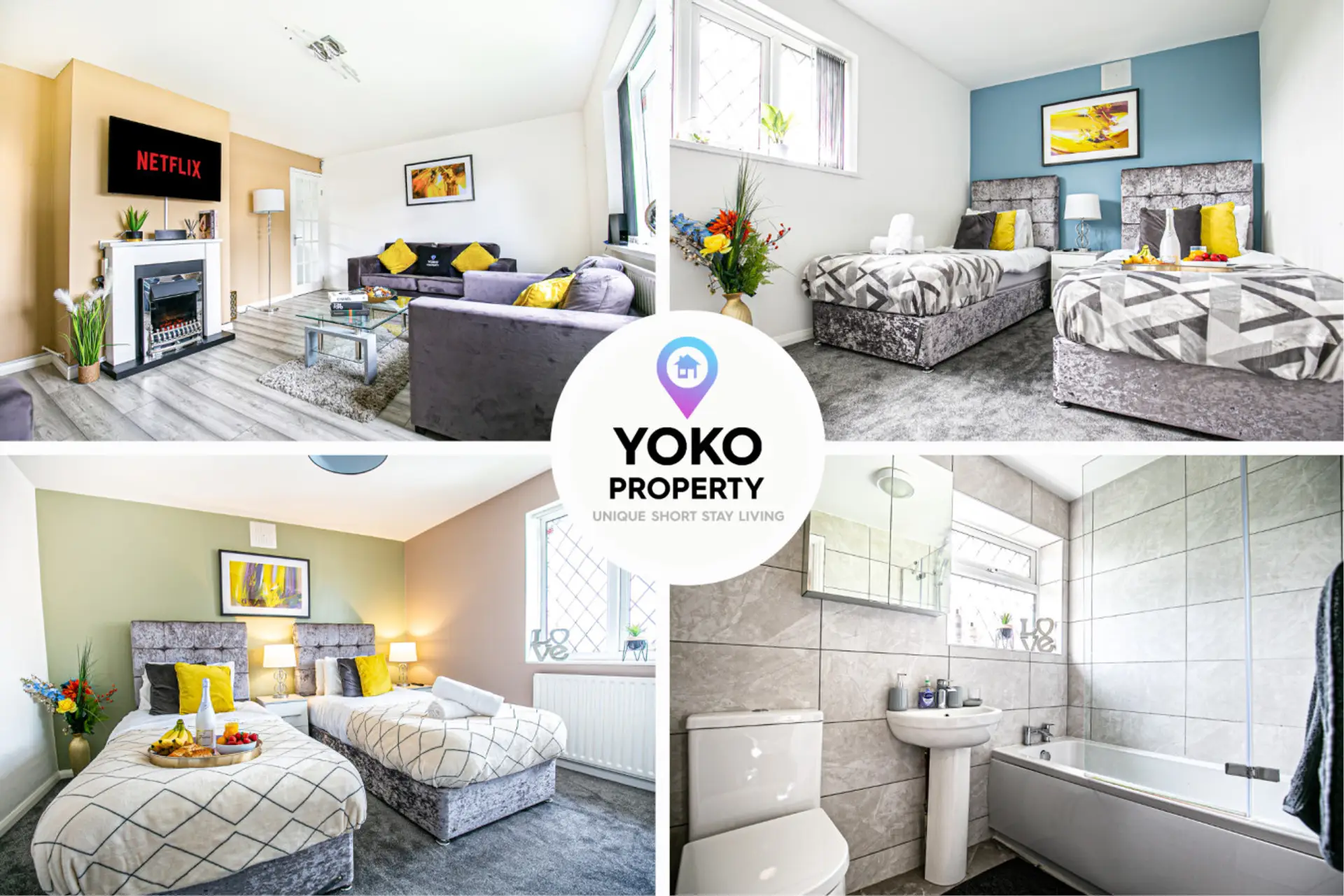 Enjoy a stylish stay at this welcoming 3-bedroom home in the heart of Leamington Spa. Perfect for families, professionals or friends, the house offers bright living spaces, a fully equipped kitchen and comfortable bedrooms for a relaxing night’s sleep by 