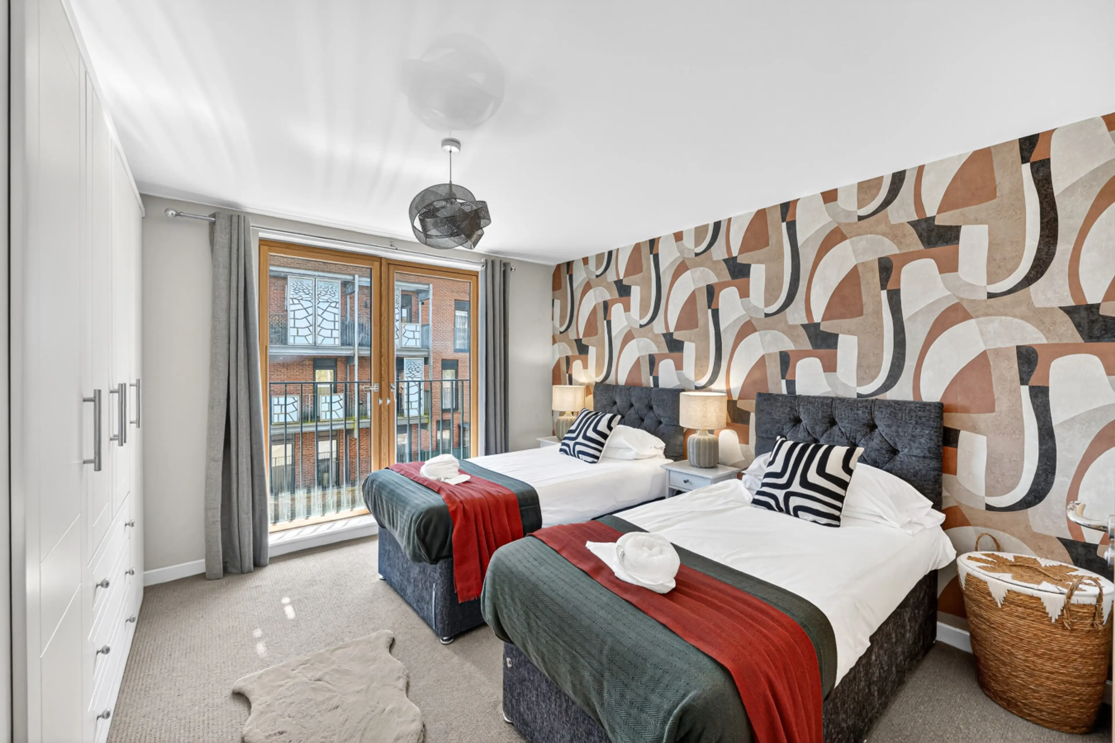 Bedroom one features a zip and link bed set up as two single beds by default or can be zipped together as a king size bed upon request. Fresh linen and towels are provided.