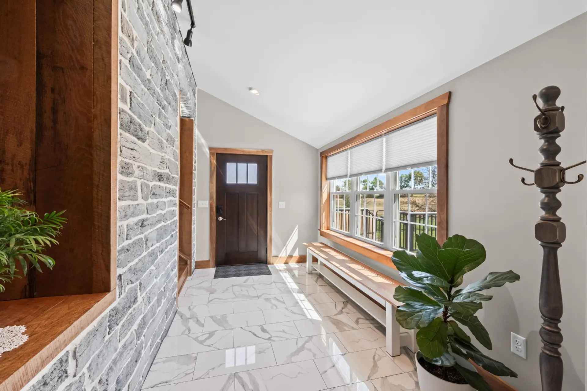 Entrance/Foyer - Original 1800s Stone Walls
