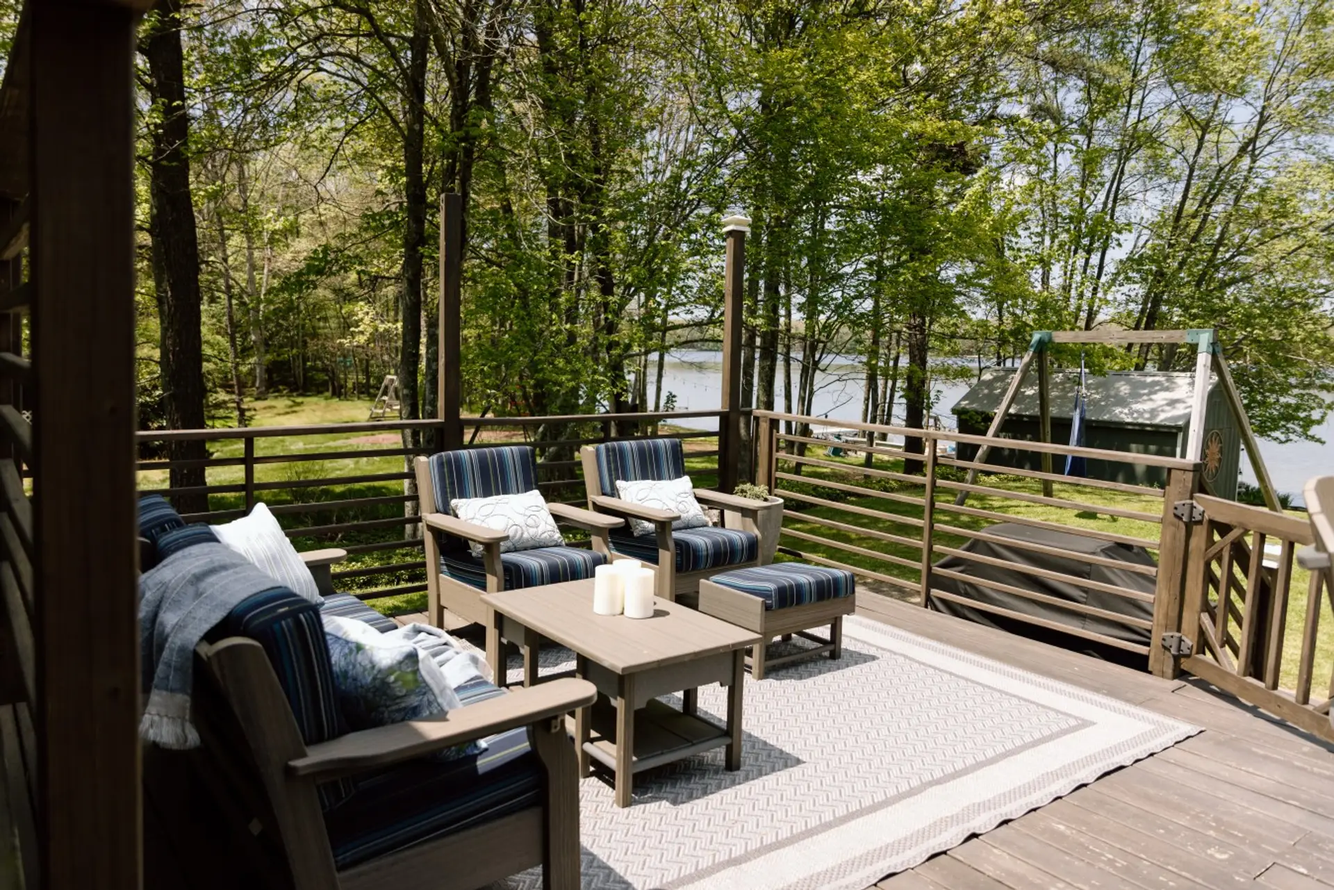 Back Deck w/ Lake Views
