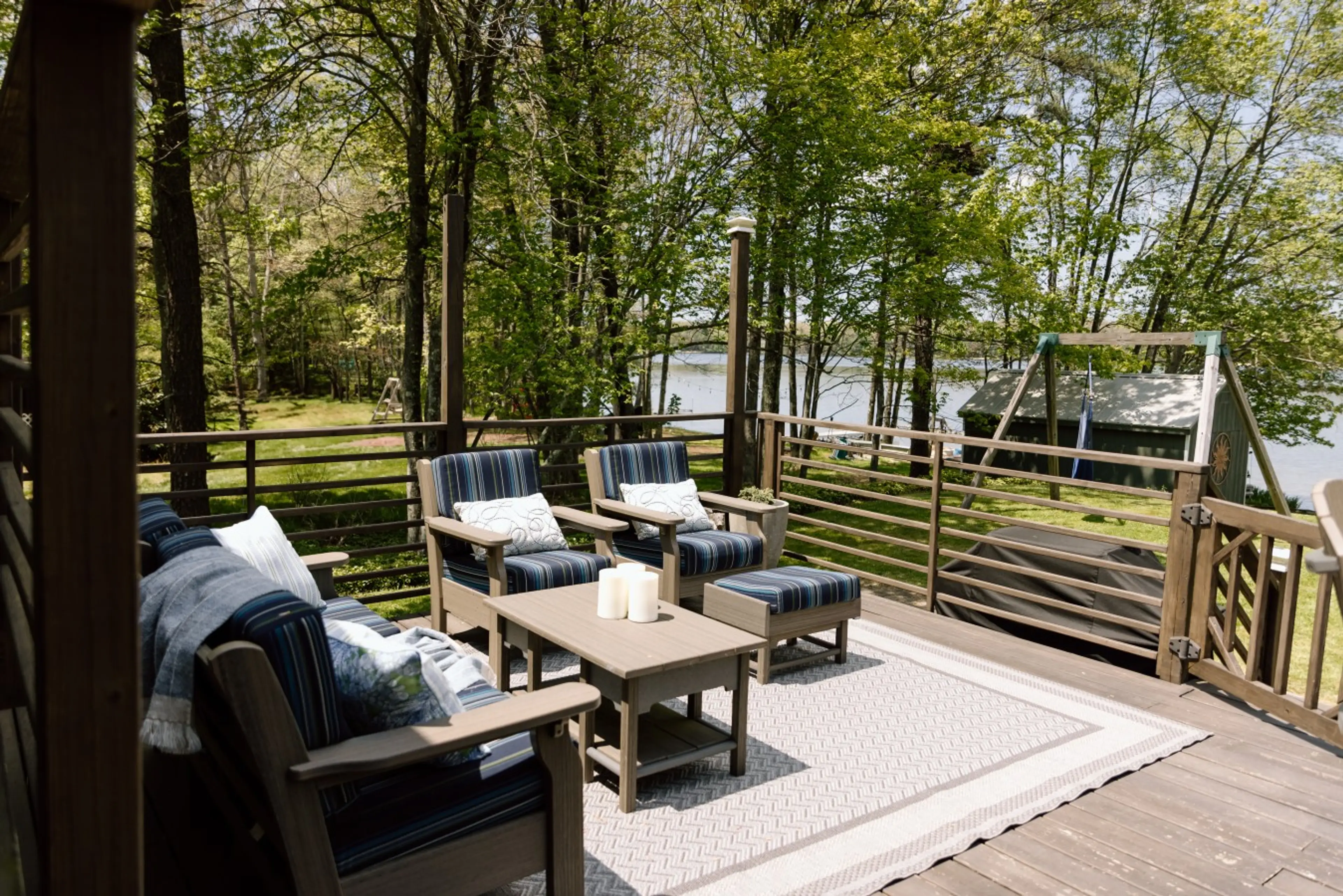 Back Deck w/ Lake Views