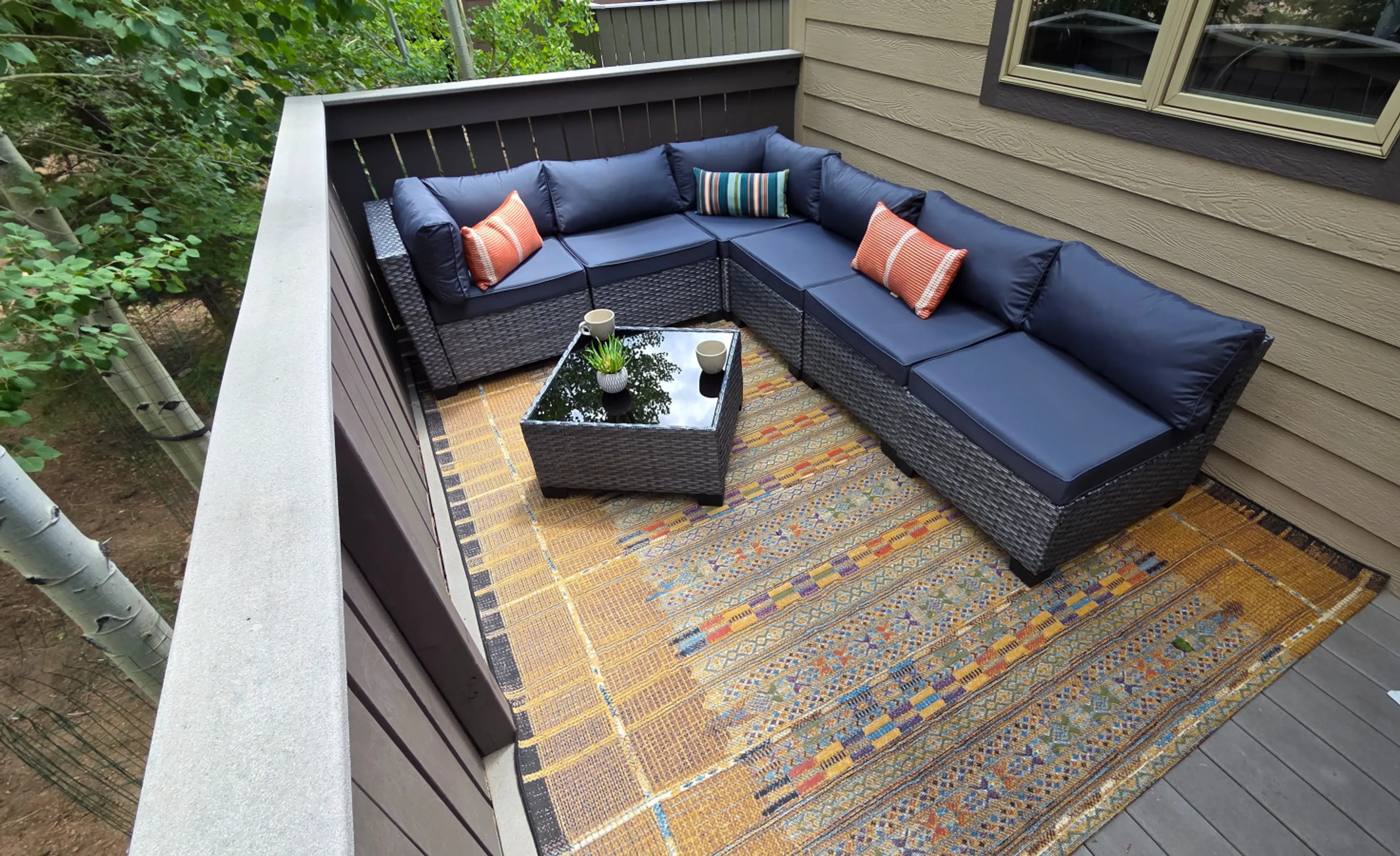 Enjoy your morning coffee outside