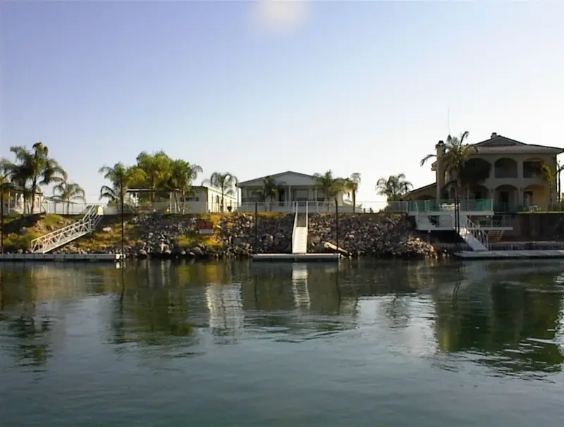 Colorado River waterfront home with private dock