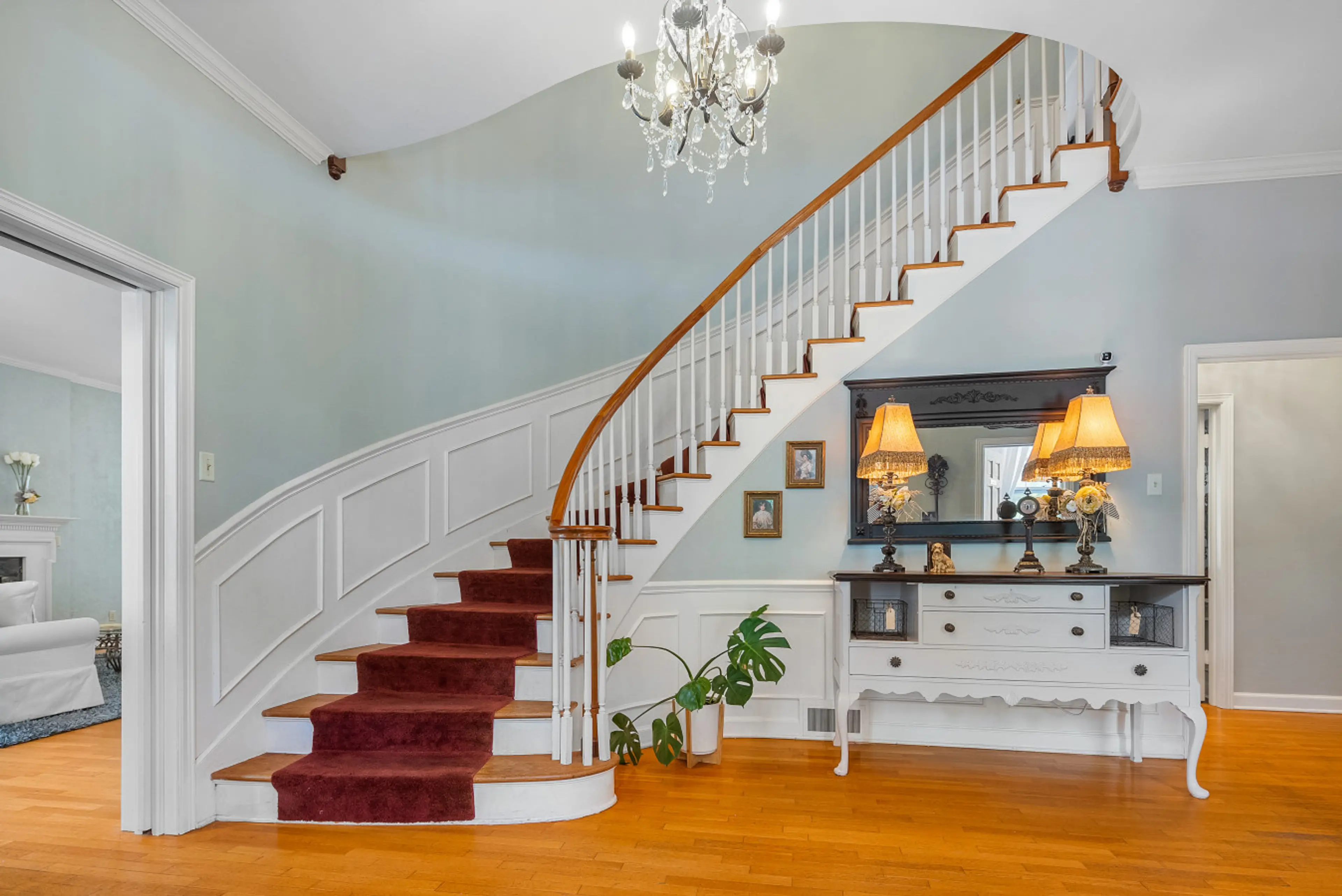 The Beland Mansion grand staircase