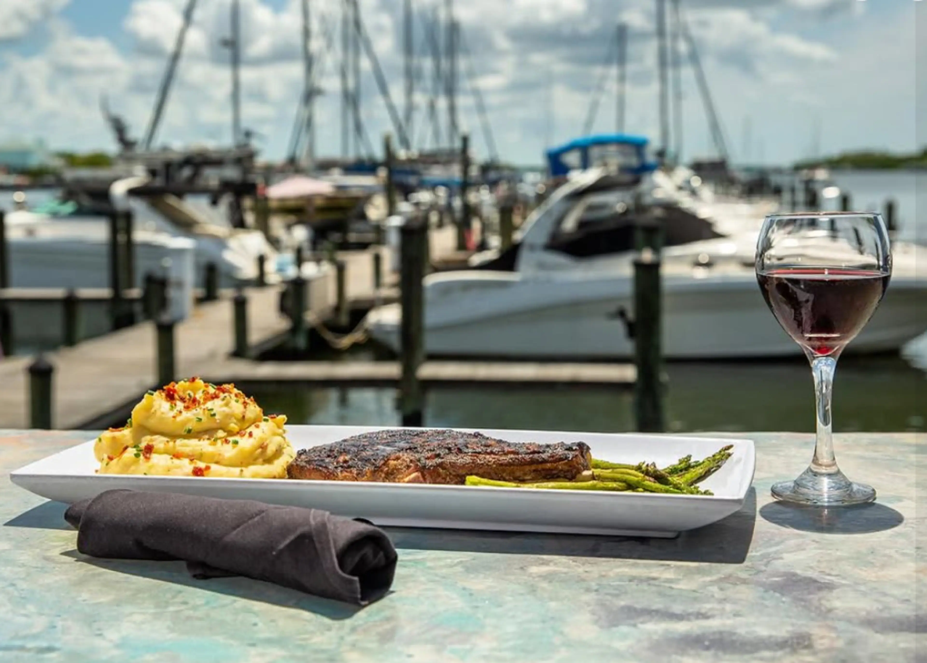 Circle's is a well known waterfront restaurant in Apollo Beach