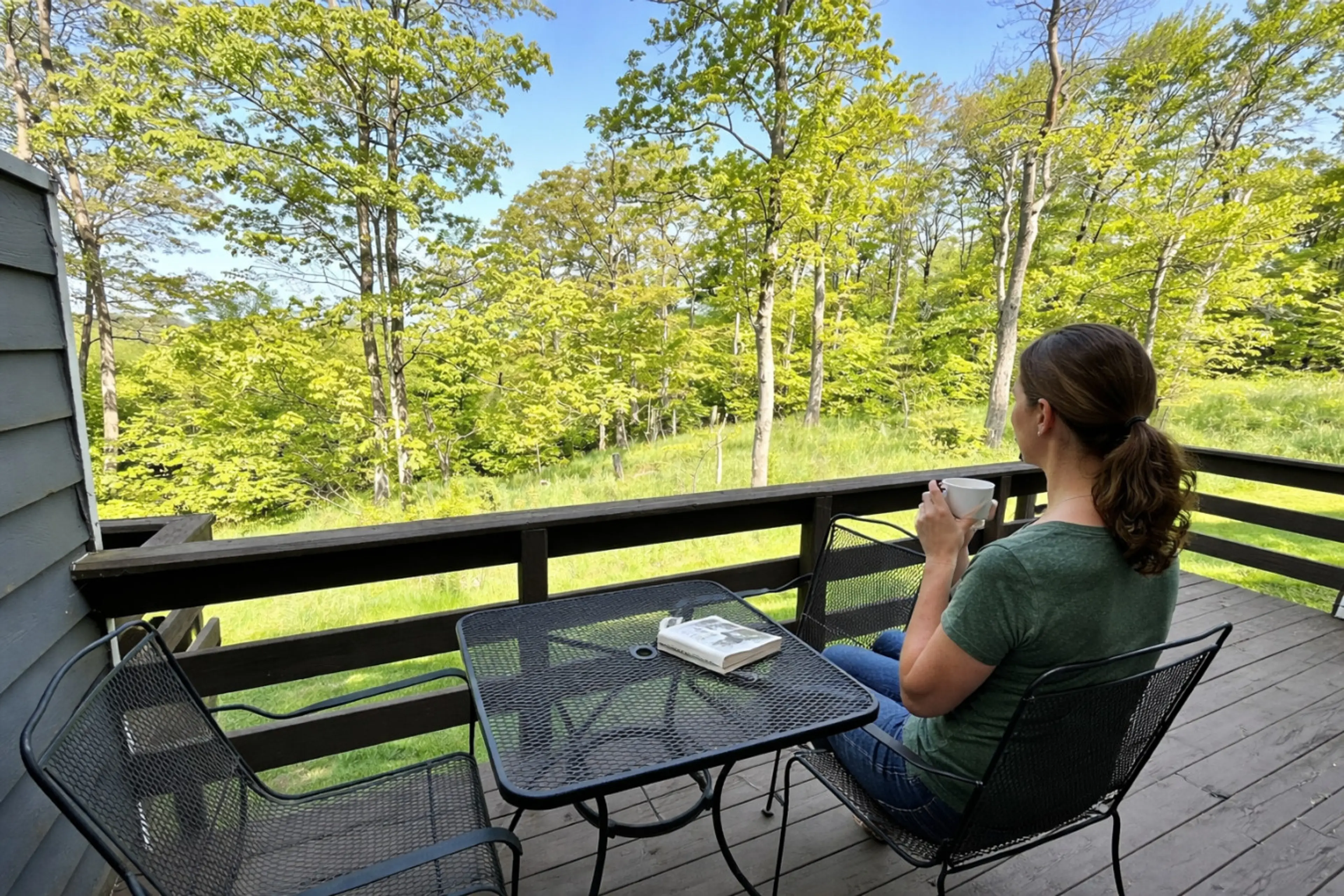 Gorgeous view right outside the back door!