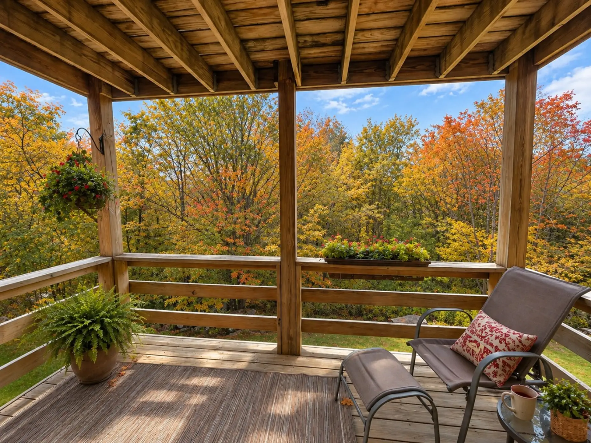 Slow mornings are better with a view like this