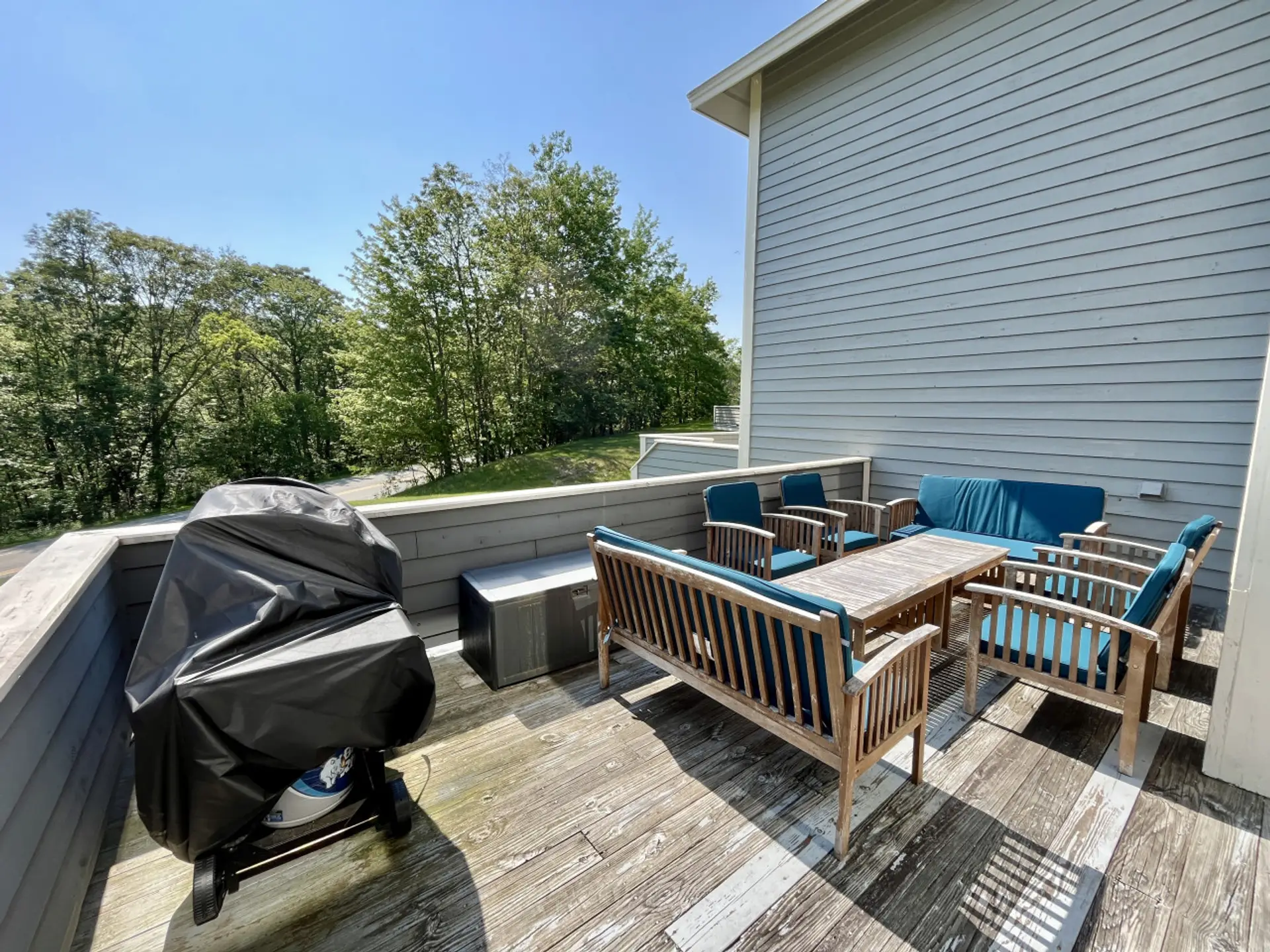 Grill up steaks & kabobs to dine al fresco on the back deck!