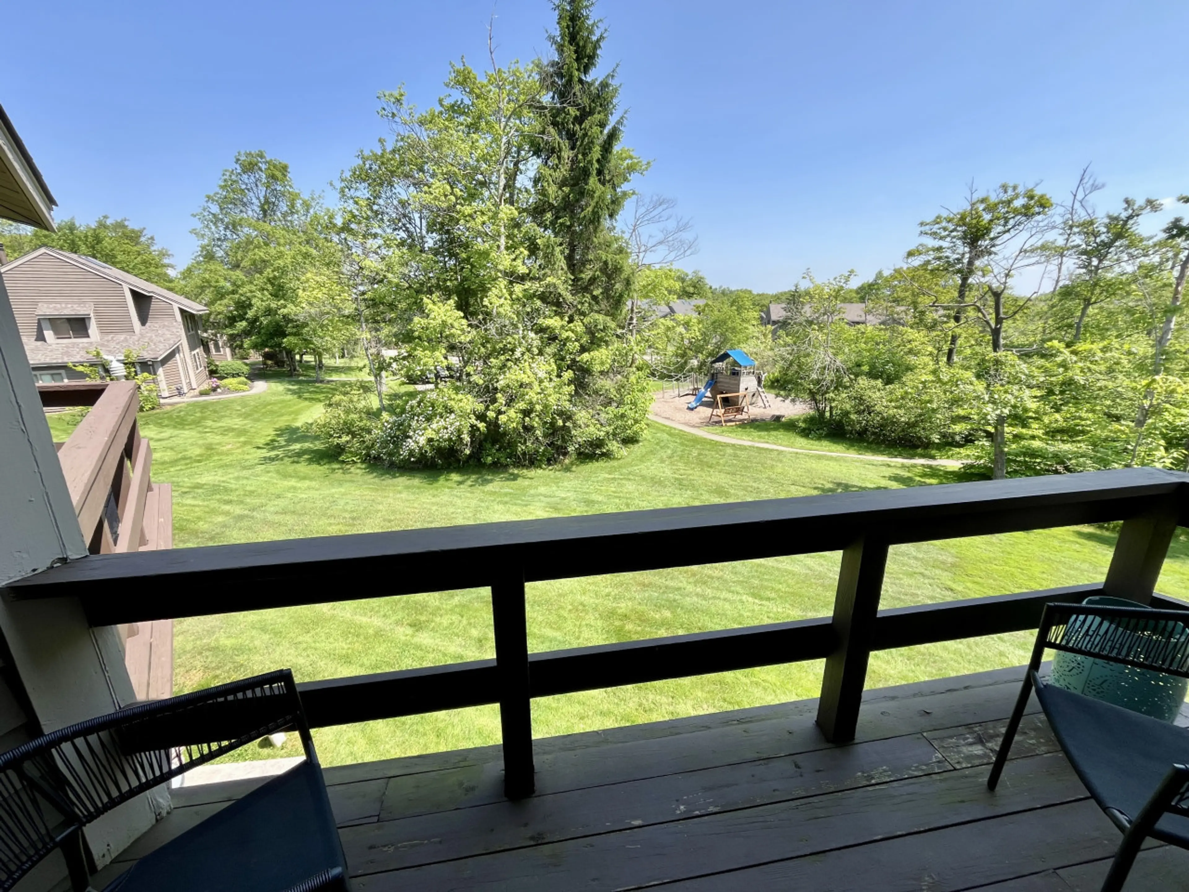 Back deck beckons a cup of coffee