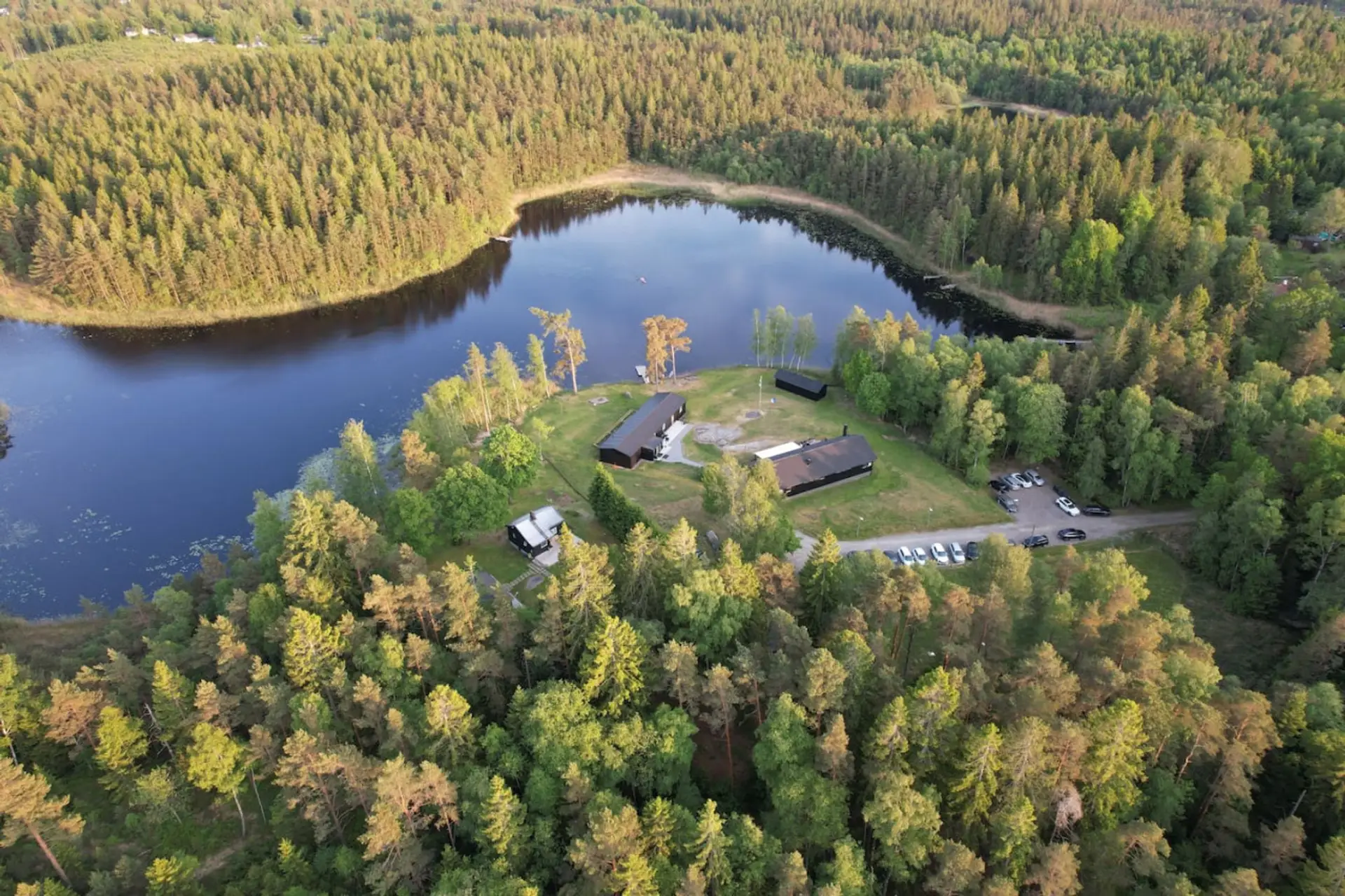 Aerial view of Gråbogården