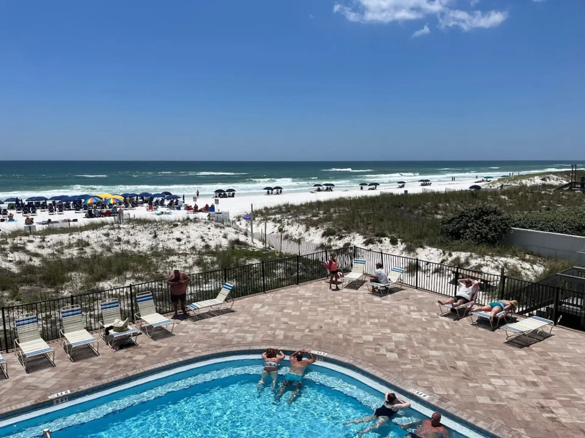 View from balcony