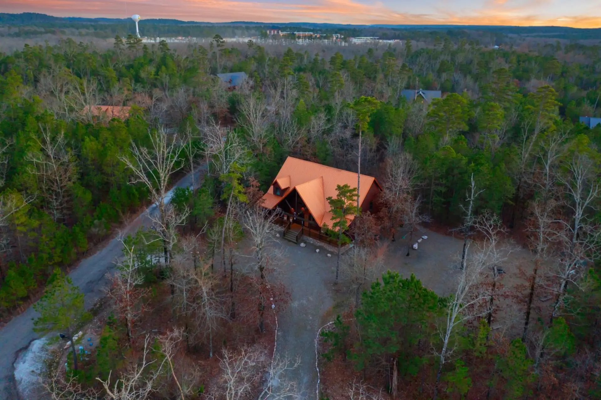Wide aerial view