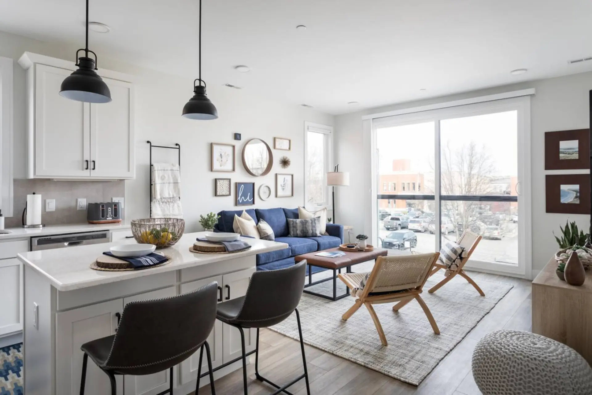 The Living Room is stylish and cozy