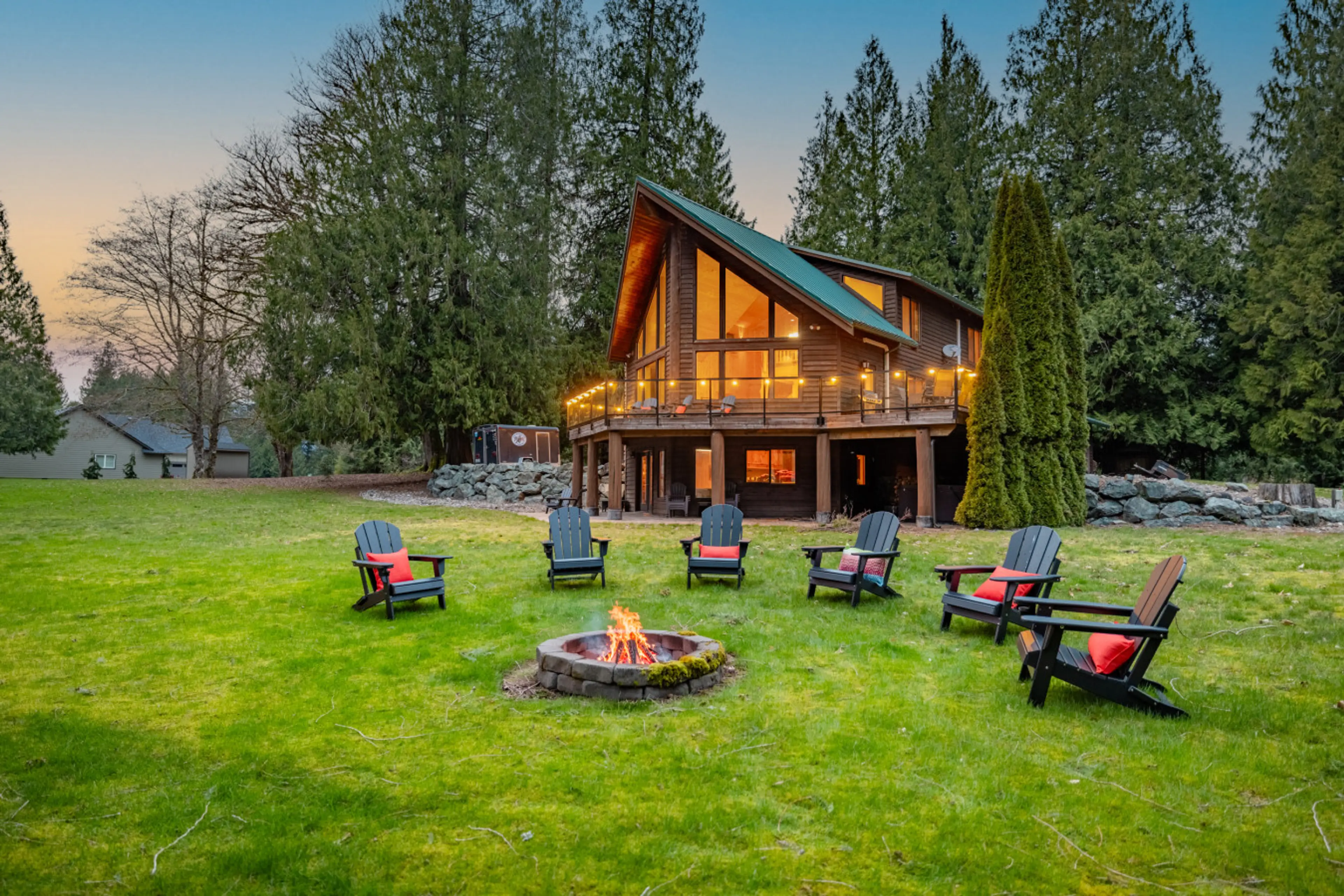 Enjoy evenings around the campfire