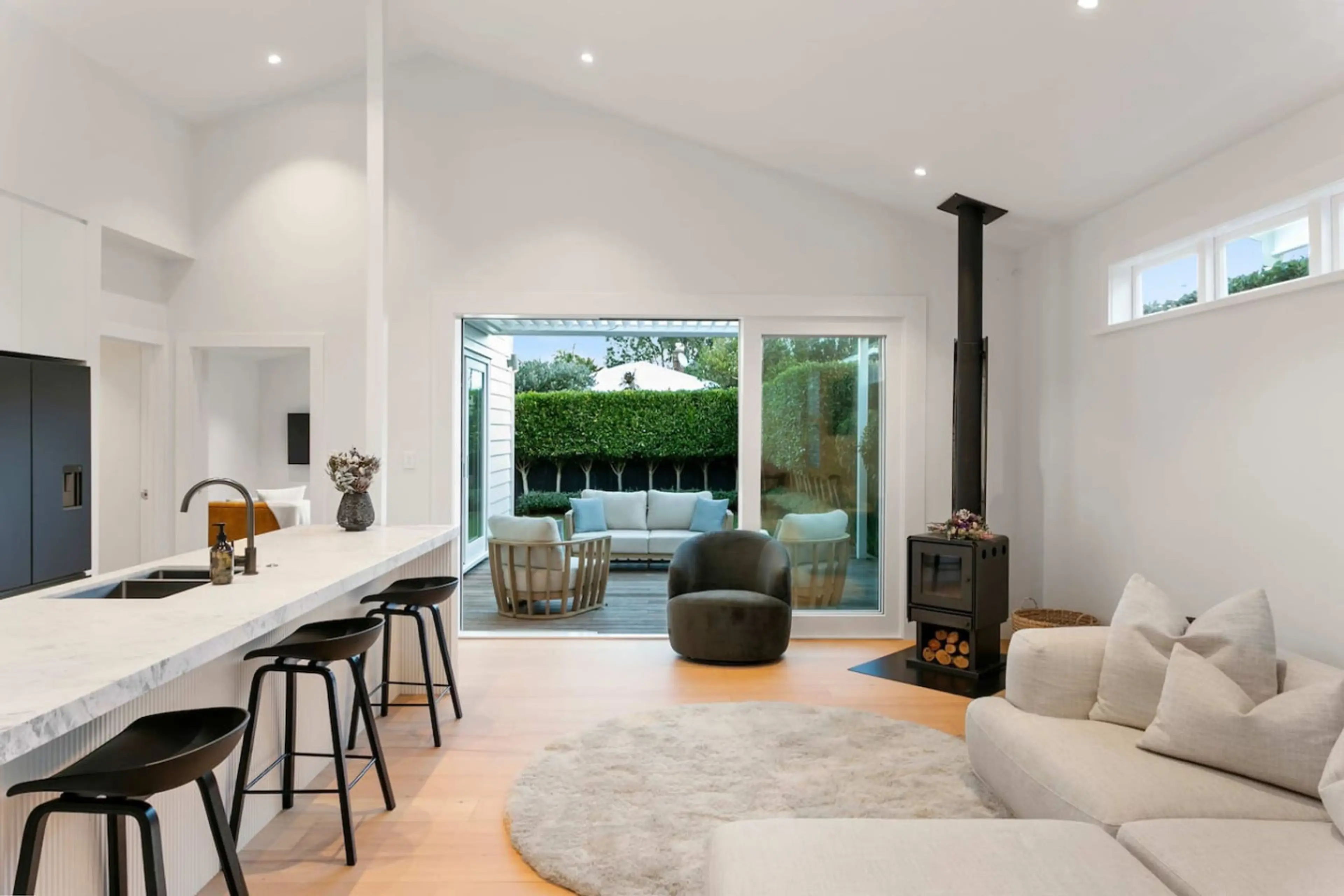 Open-plan living area
