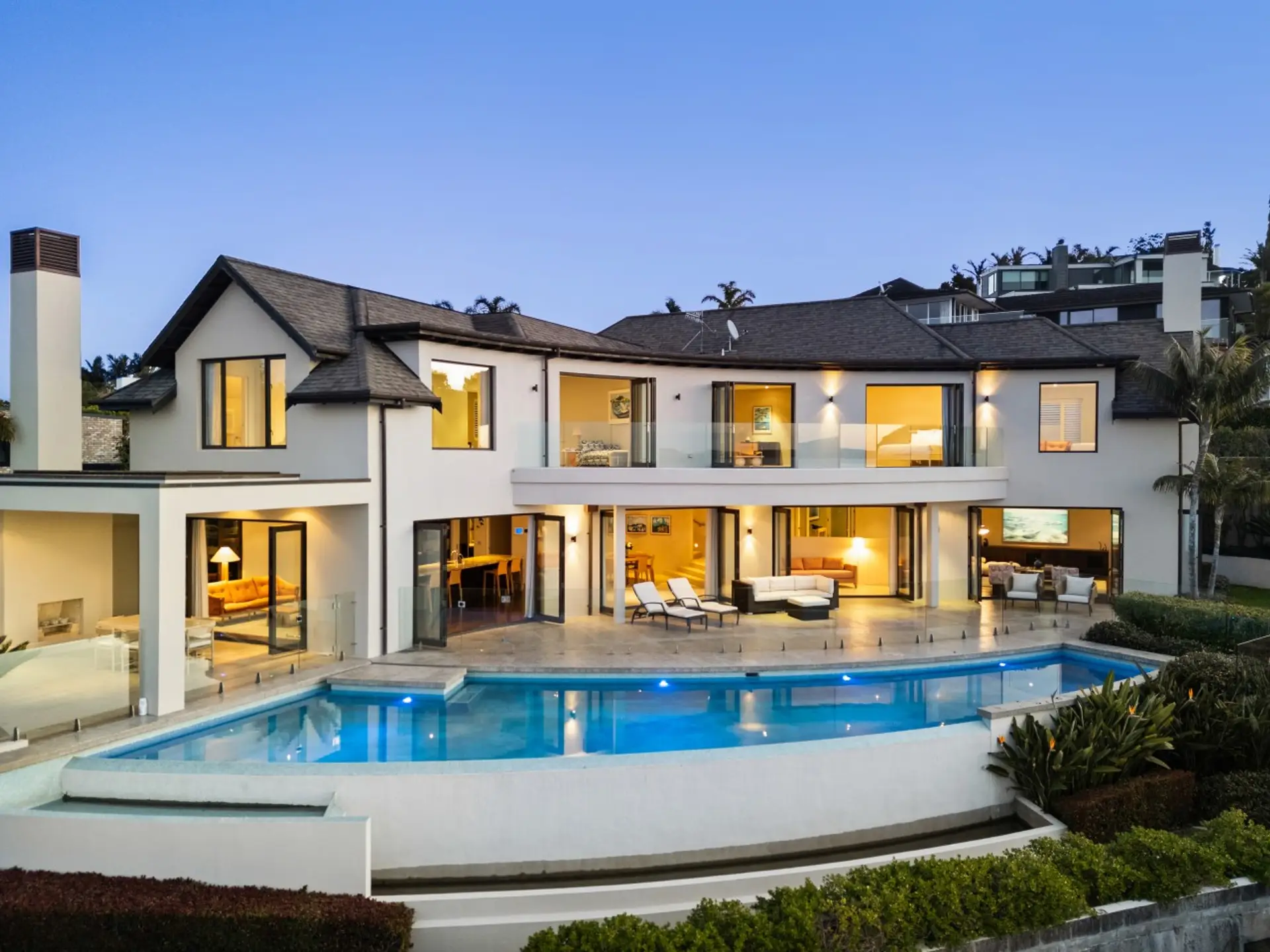 Pool and House